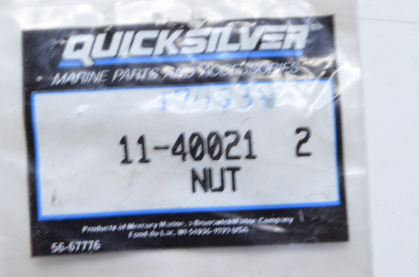 Nut Qty 3 NOS