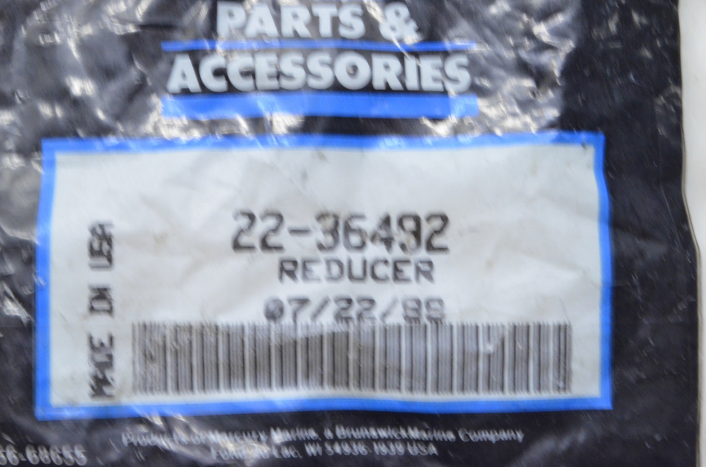 Brass Fitting Bushing NOS