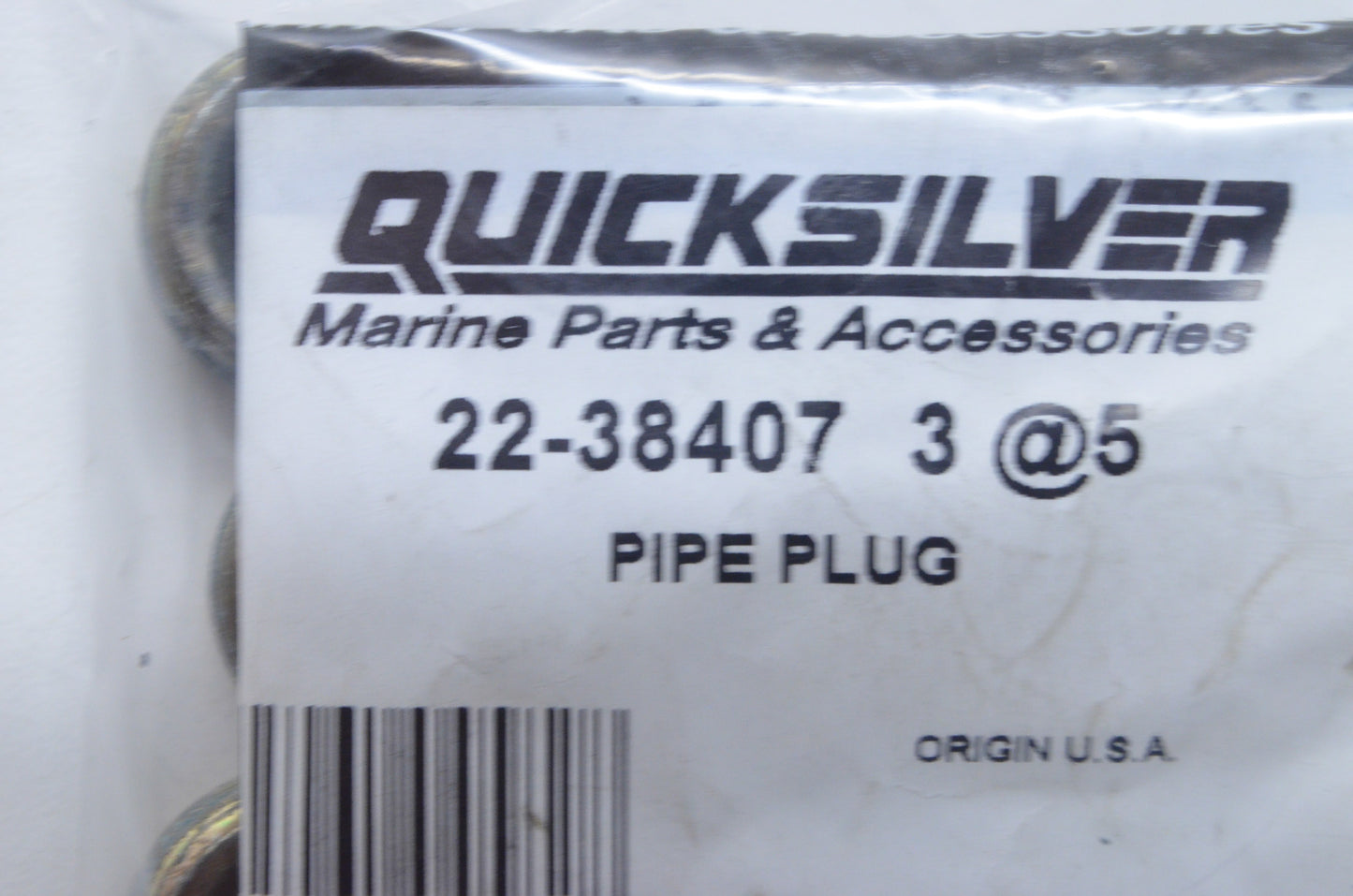 Pipe Plug NOS