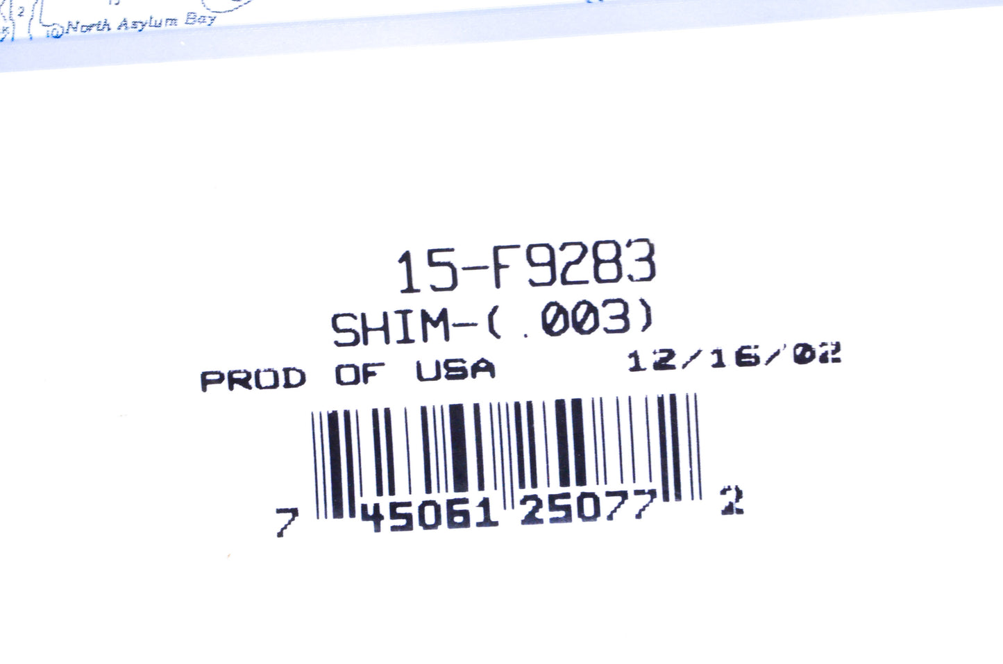 Shim .003 NOS