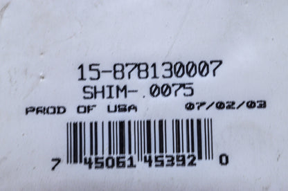 Shim .0075 NOS