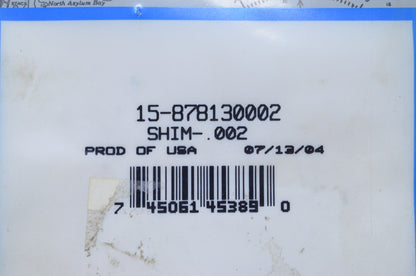 Shim .002 Red NOS