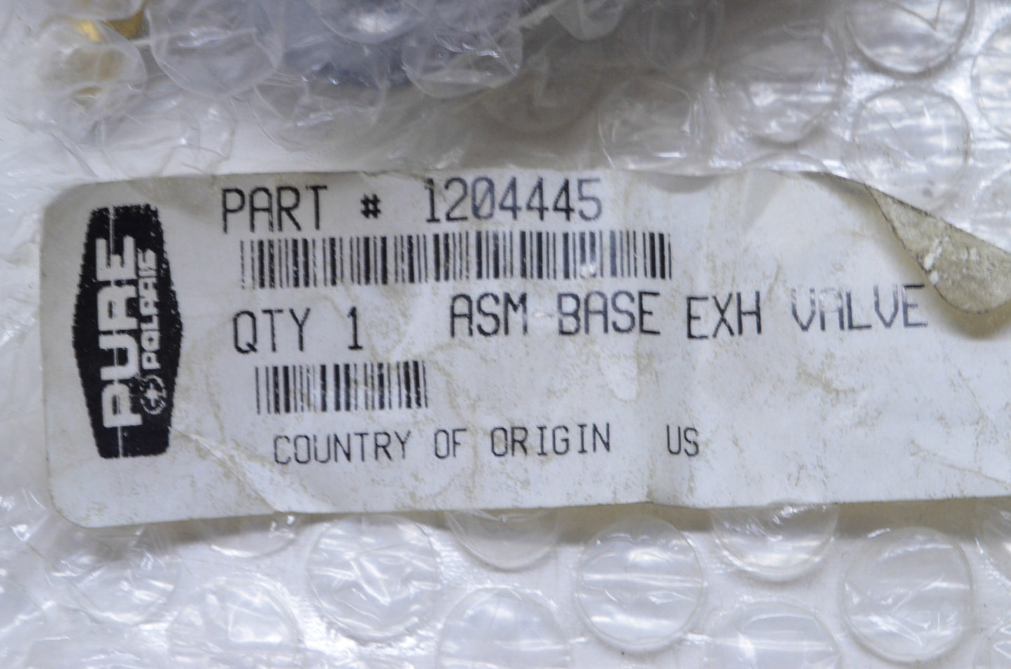 OEM Polaris 1204445 Exhaust Valve Assembly NOS