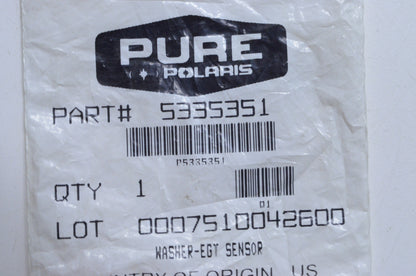 OEM Polaris 5335351 EGT Sensor Washer NOS