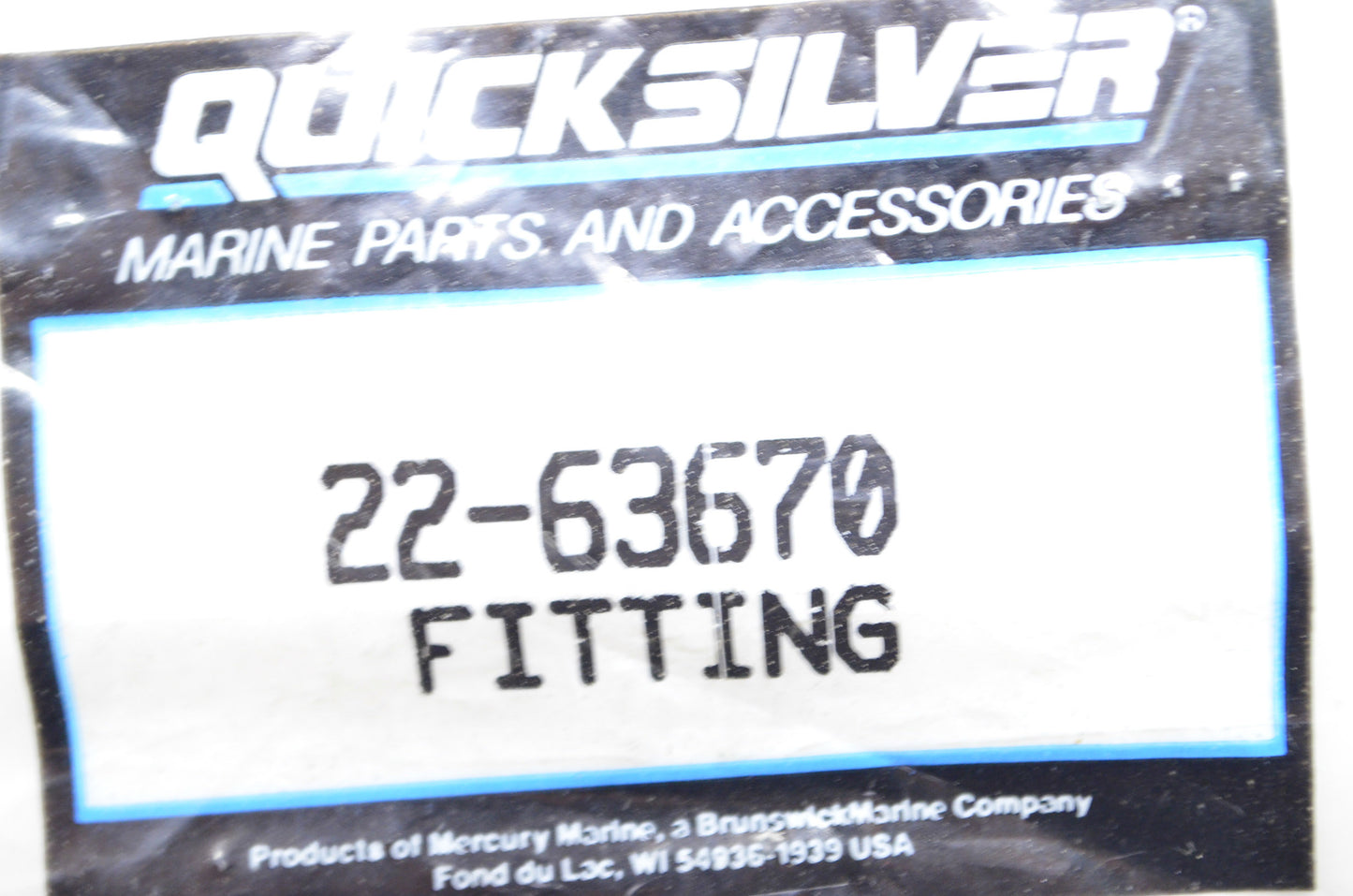 Hose Fitting Qty 2 NOS