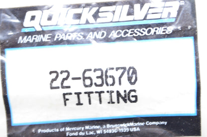 Hose Fitting Qty 2 NOS