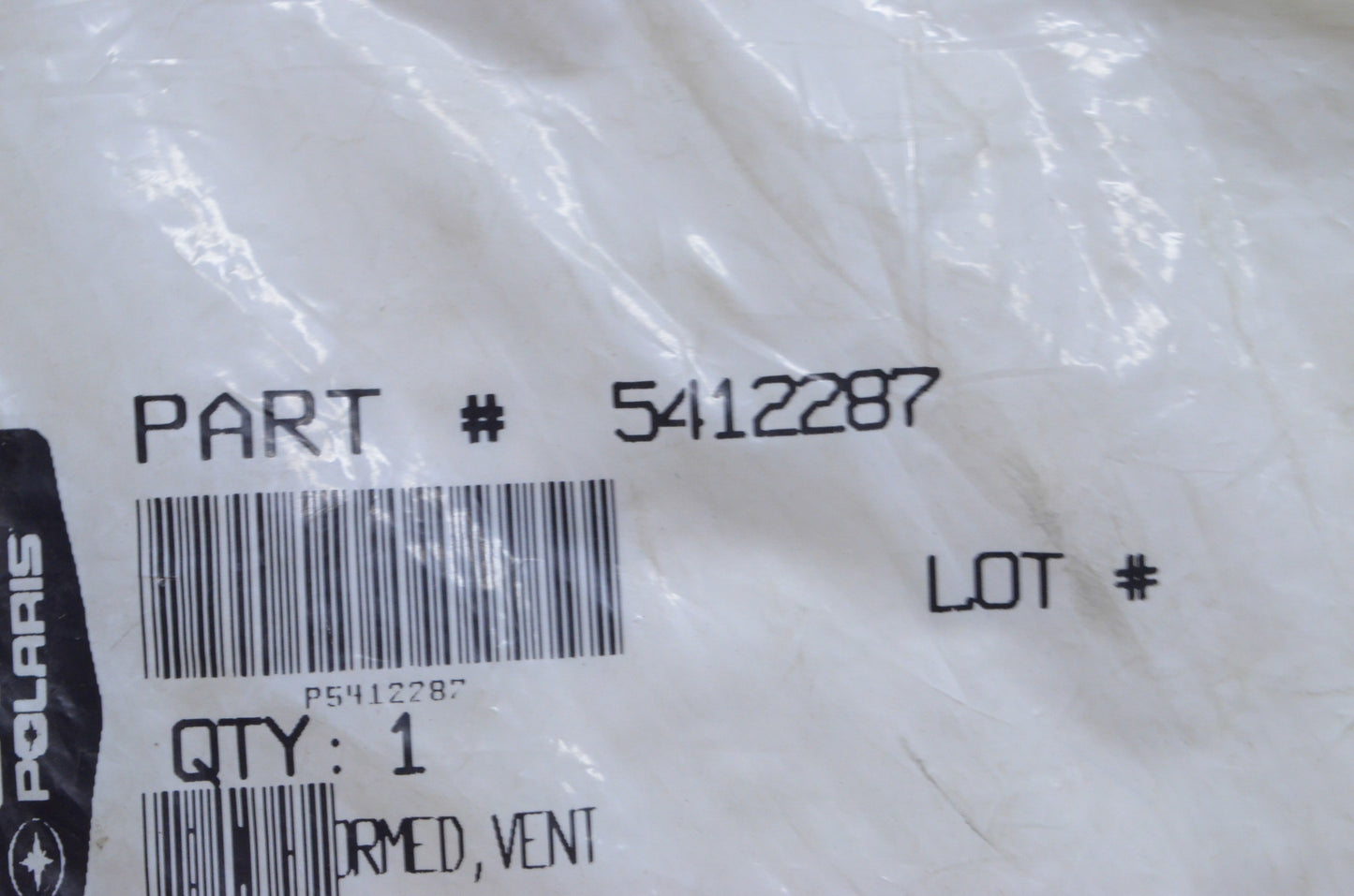 New OEM Polaris 5412287 Formed Vent Hose NOS