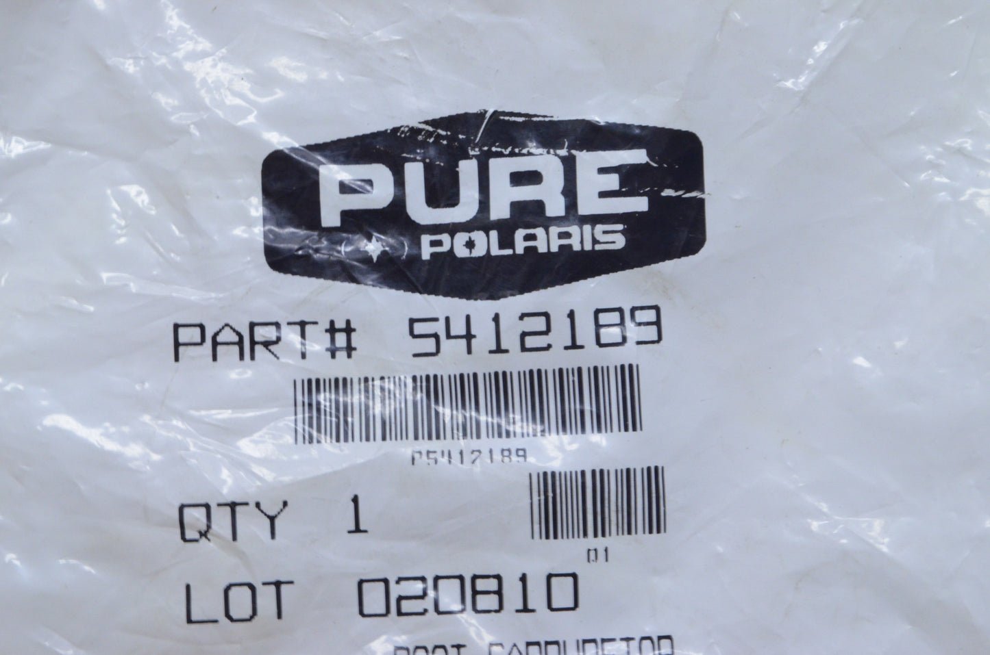OEM Polaris 5412189 Carburetor Boot NOS