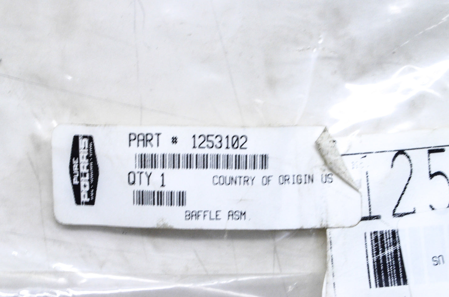 OEM Polaris 1253102 Baffle Assembly NOS