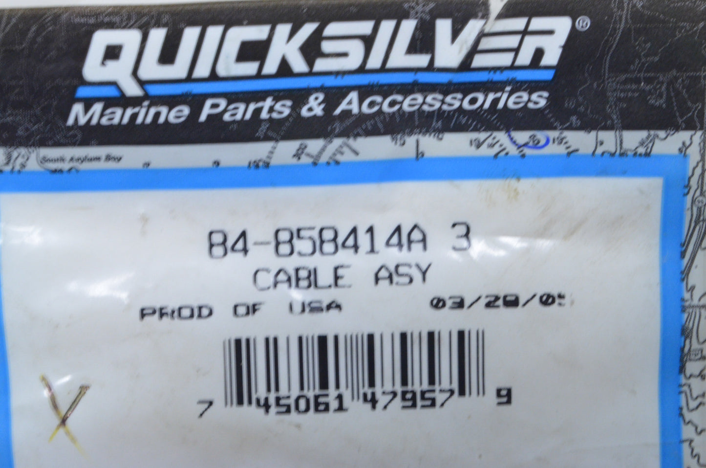 OEM Mercury 84-858414A 3 Cable Assembly NOS