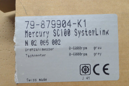 Grey Tachometer Gauge NOS