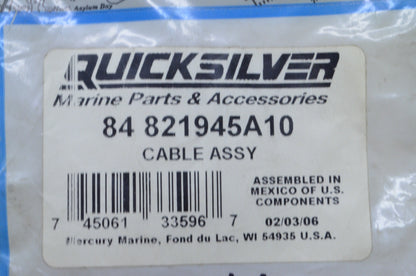 New OEM Mercury Cable Assembly  NOS