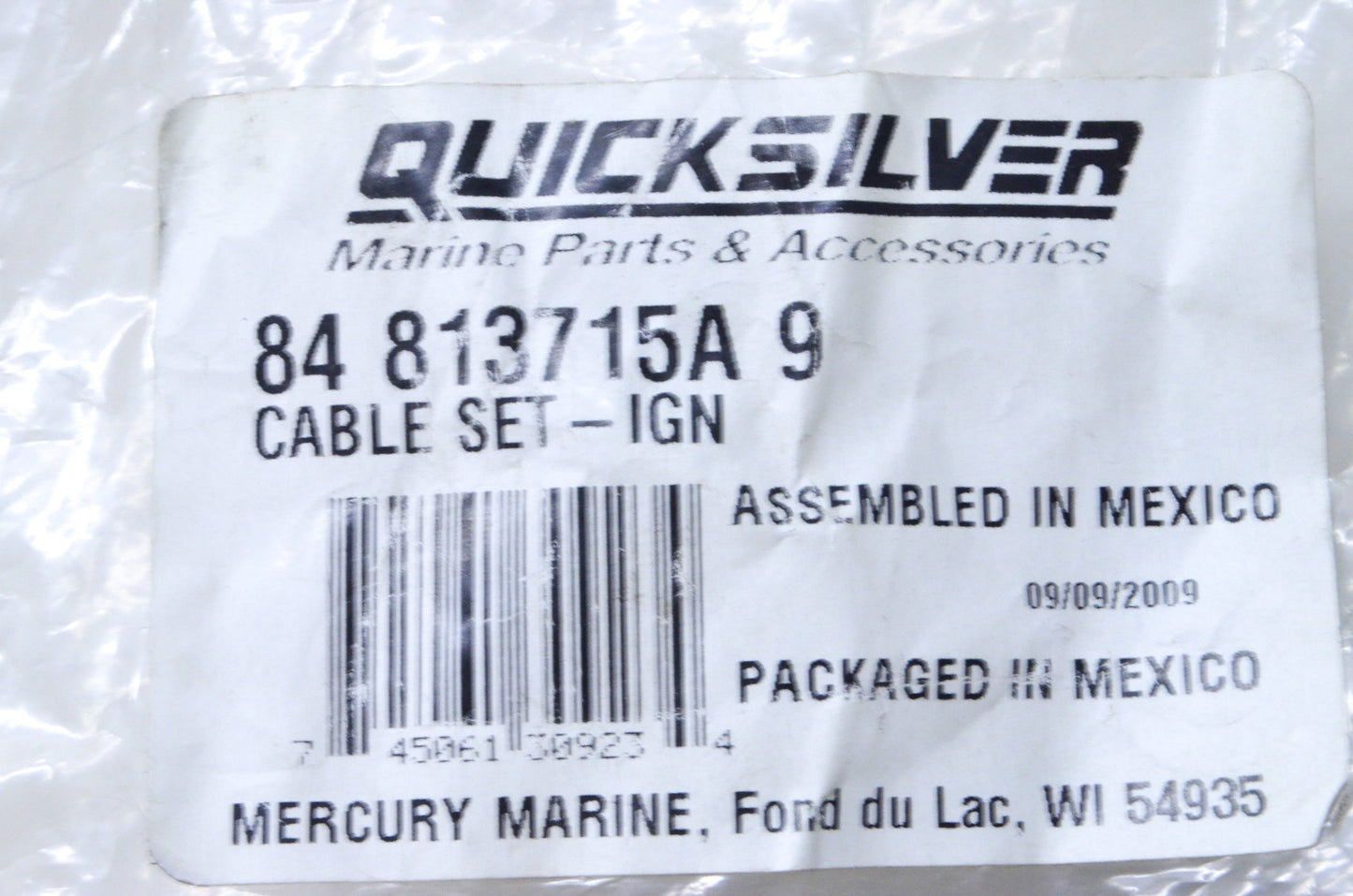 New OEM Mercury Ignition Cable Kit  NOS