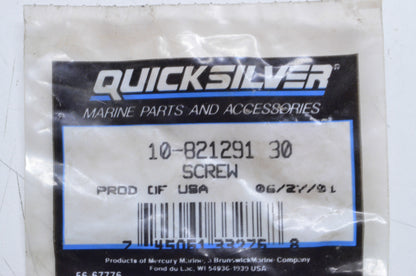 OEM Mercury 10-821291 30 Screw NOS