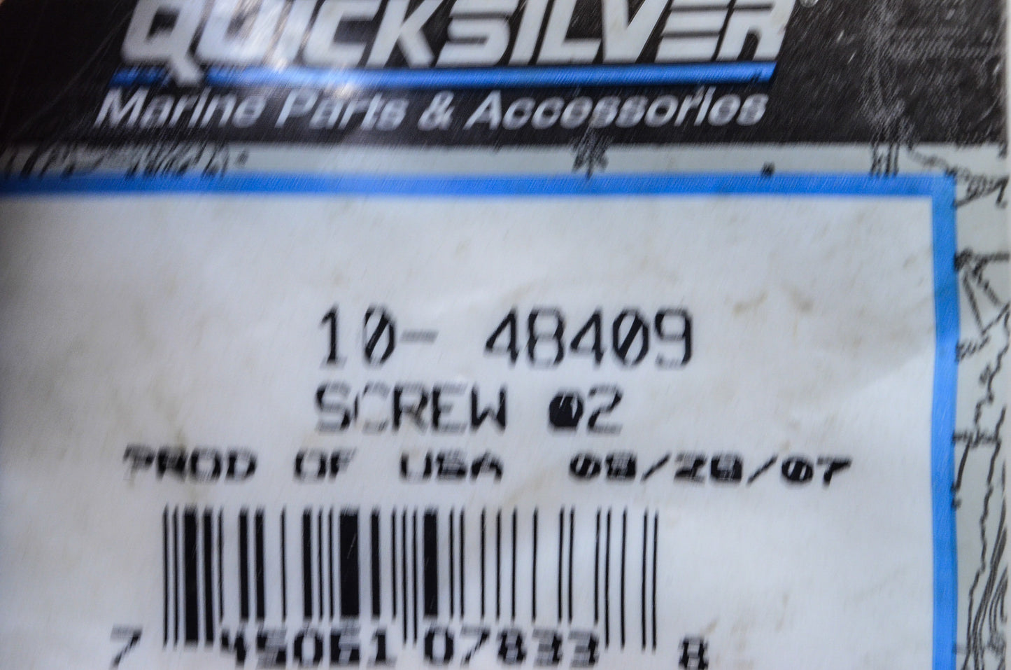 OEM Mercury 10-48409 Screw Qty 2 NOS