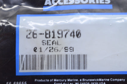 OEM Mercury 26-819740 Seal NOS