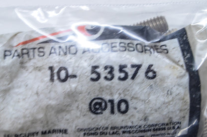 OEM Mercury 10-53576 Screw Qty 2 NOS