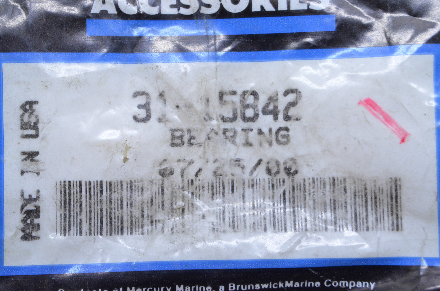 OEM Mercury 31-15842 Thrust Bearing NOS