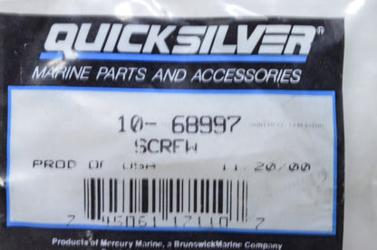 OEM Mercury 10-68997 Screw NOS