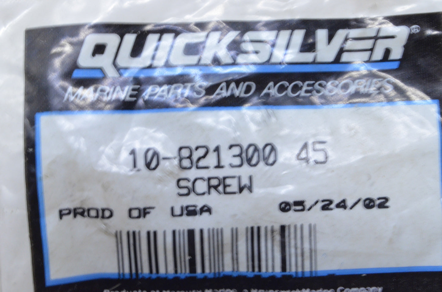 OEM Mercury 10-821300 45 Screw NOS