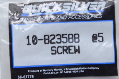 OEM Mercury 10-823588 Screw Qty 5 NOS