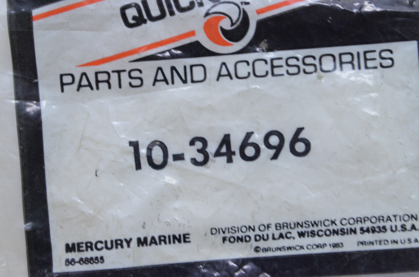 OEM Mercury 10-34696 Screw NOS