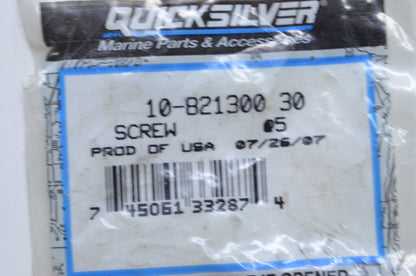 OEM Mercury 10-821300 30 Screw NOS