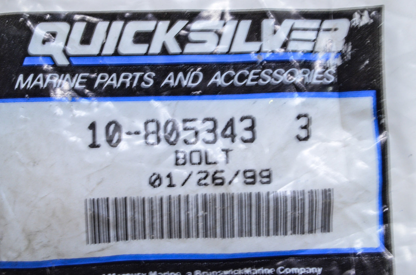 OEM Mercury 10-805343 3 Bolt NOS