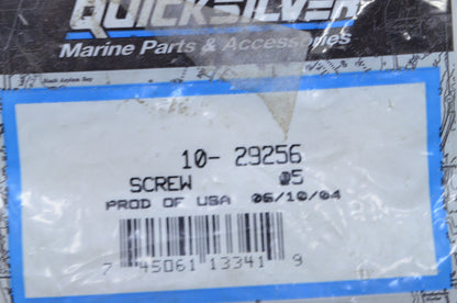 OEM Mercury 10-29256 Screw Qty 2 NOS