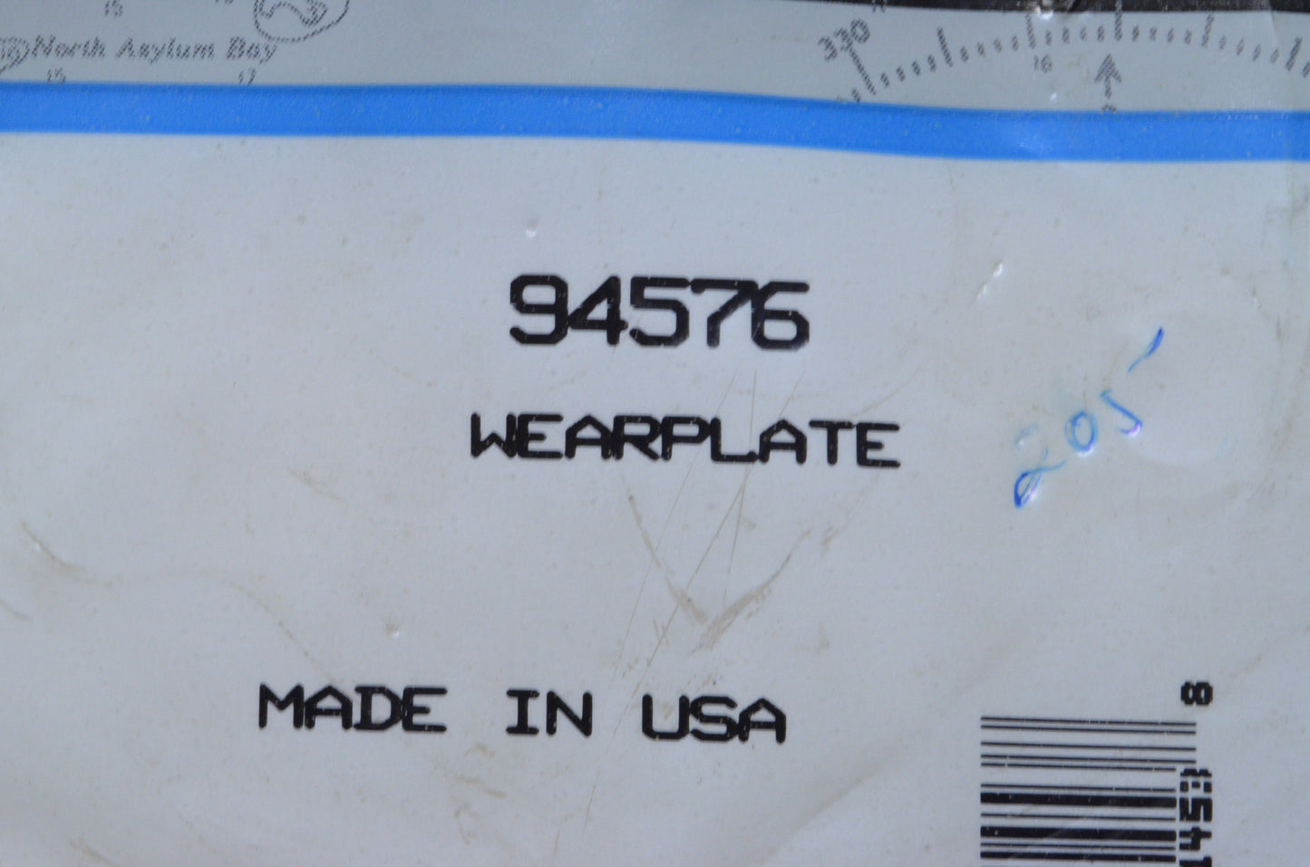 New OEM Mercury  Wear Plate  NOS