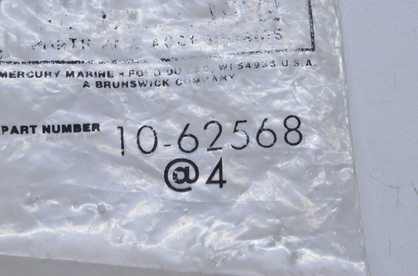 OEM Mercury 10-62568 Screw Qty 5 NOS