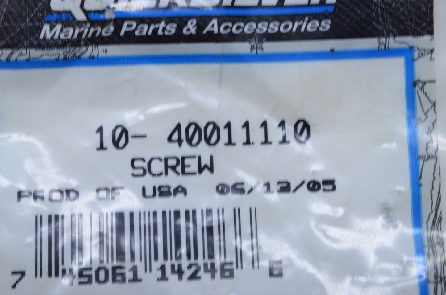 OEM Mercury 10-40011110 Screw Qty 3 NOS