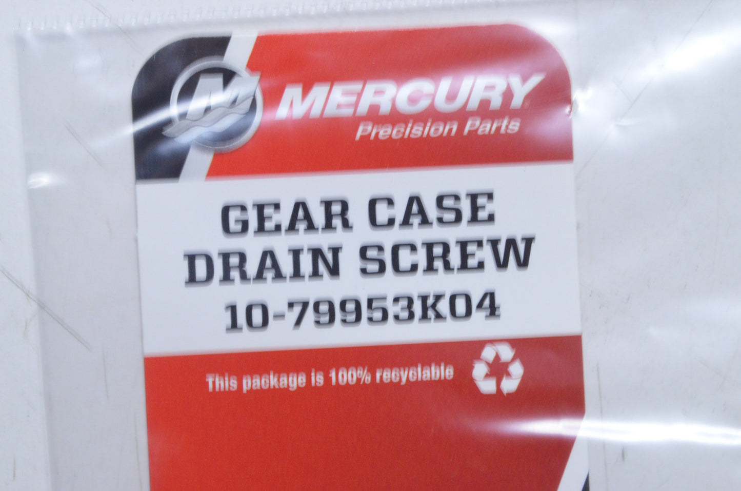 New OEM Mercury  Gear Case Drain Screw  NOS