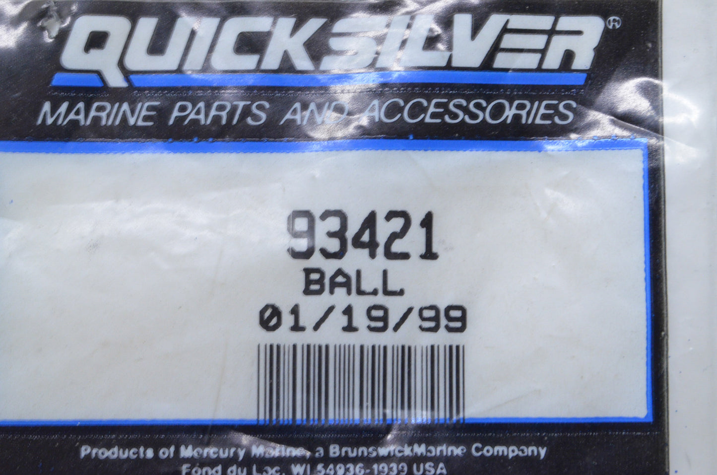New OEM Mercury Swivel Ball NOS