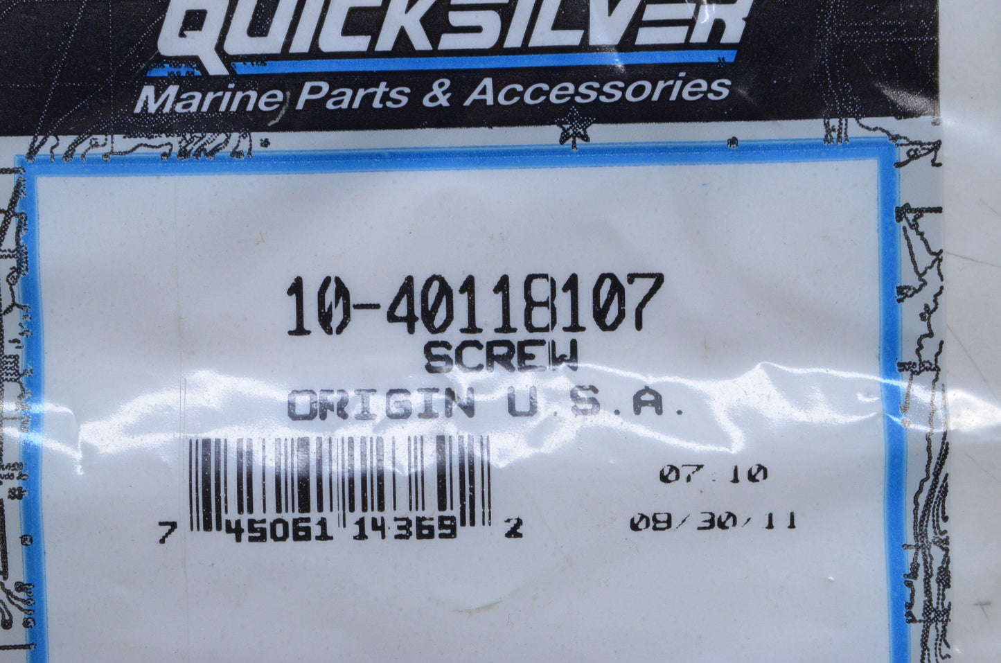 OEM Mercury 10-40118107 Screw NOS