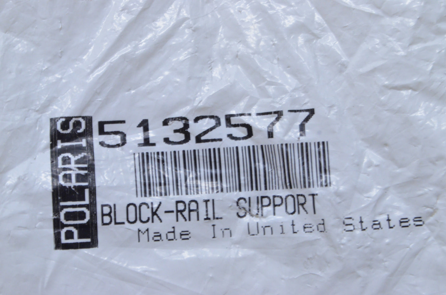 OEM Polaris 5132577 Rail Support Block NOS