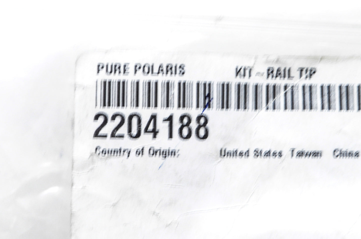 OEM Polaris 2204188 Rail Tip Kit NOS