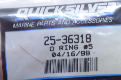 OEM Mercury 25-36318 O-Ring Qty 2 NOS