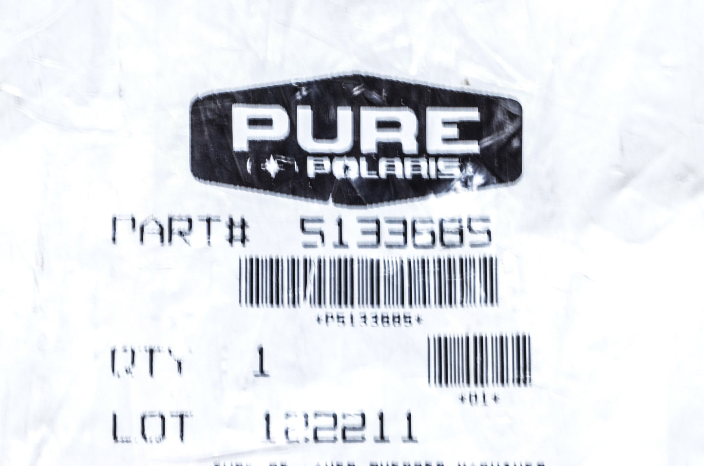OEM Polaris 5133685 Machined Swedged Lower Rear Tube NOS