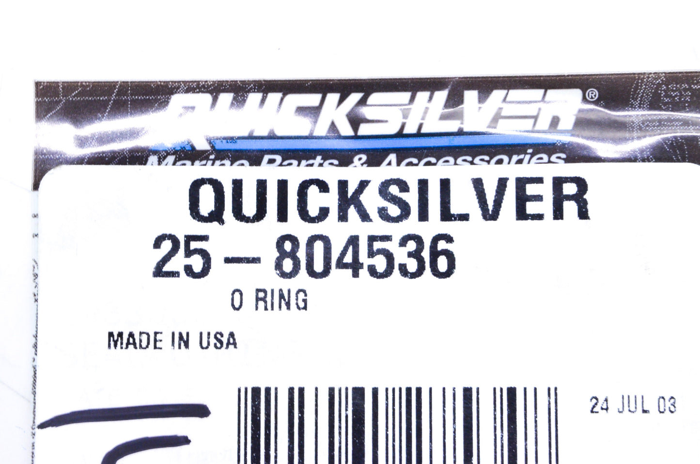 OEM Mercury 25-804536 O-Ring NOS