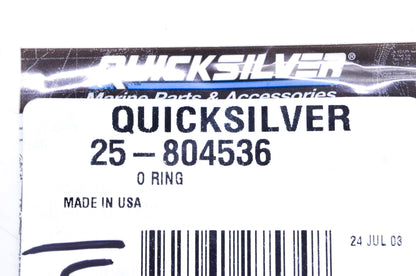 OEM Mercury 25-804536 O-Ring NOS