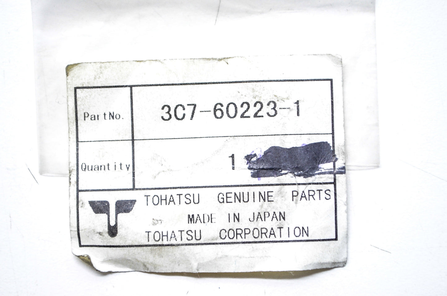 Tohatsu 3C7-60223-1 Oil Seal NOS