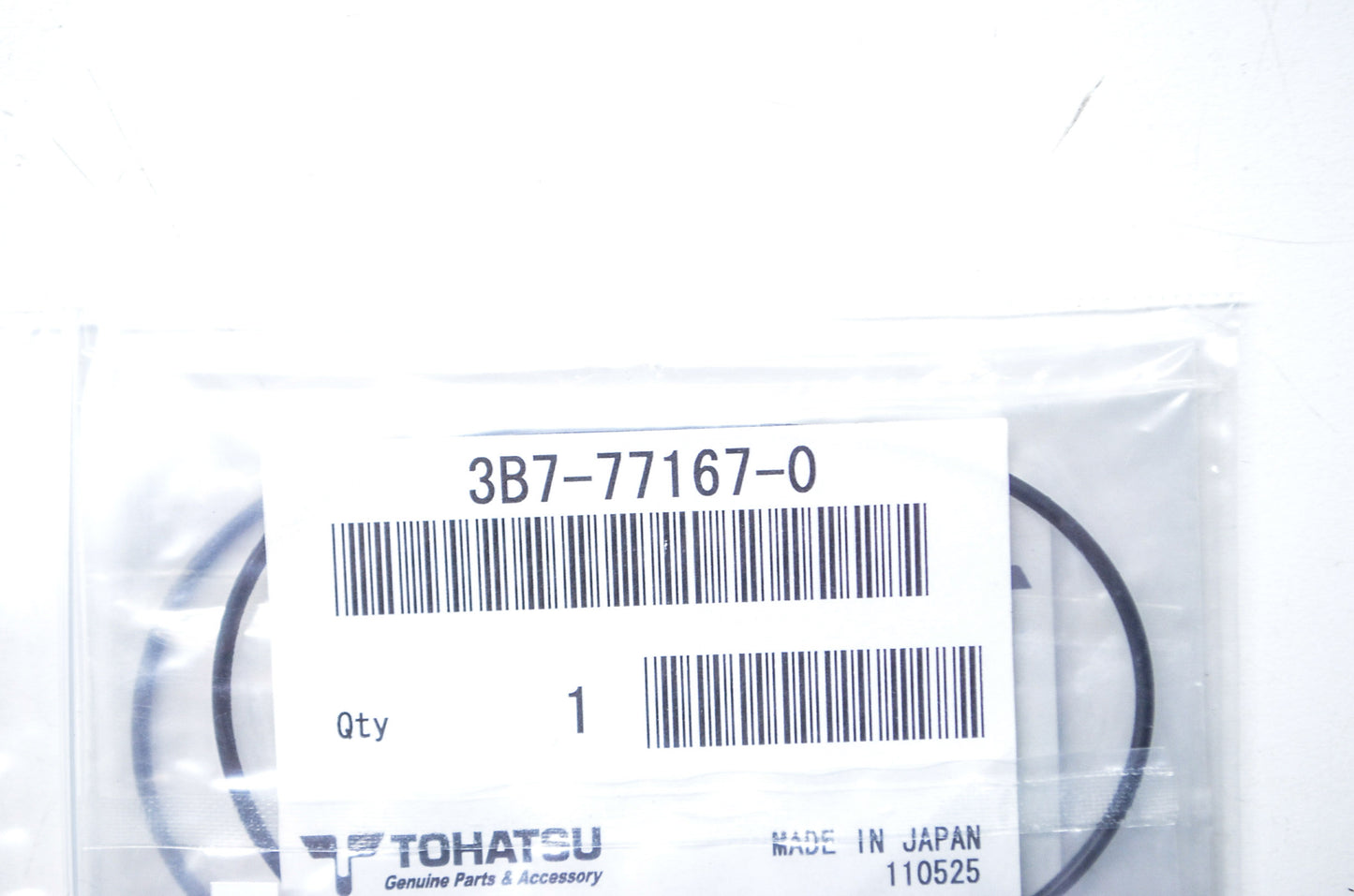 Tohatsu 3B7-77167-0 O-Ring NOS
