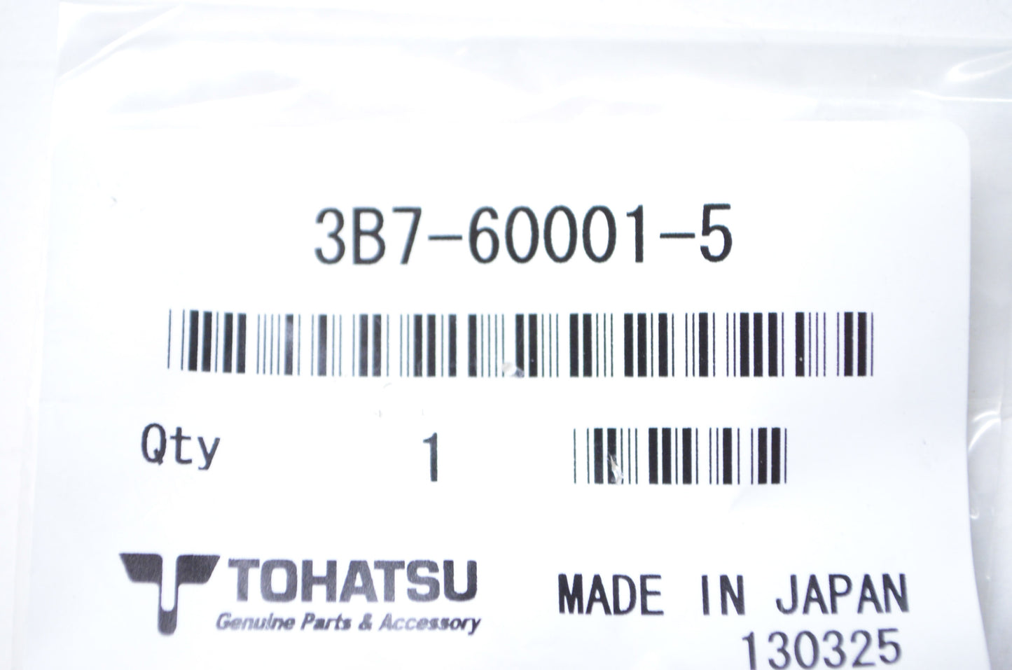 Tohatsu 3B7-60001-5 Bolt NOS
