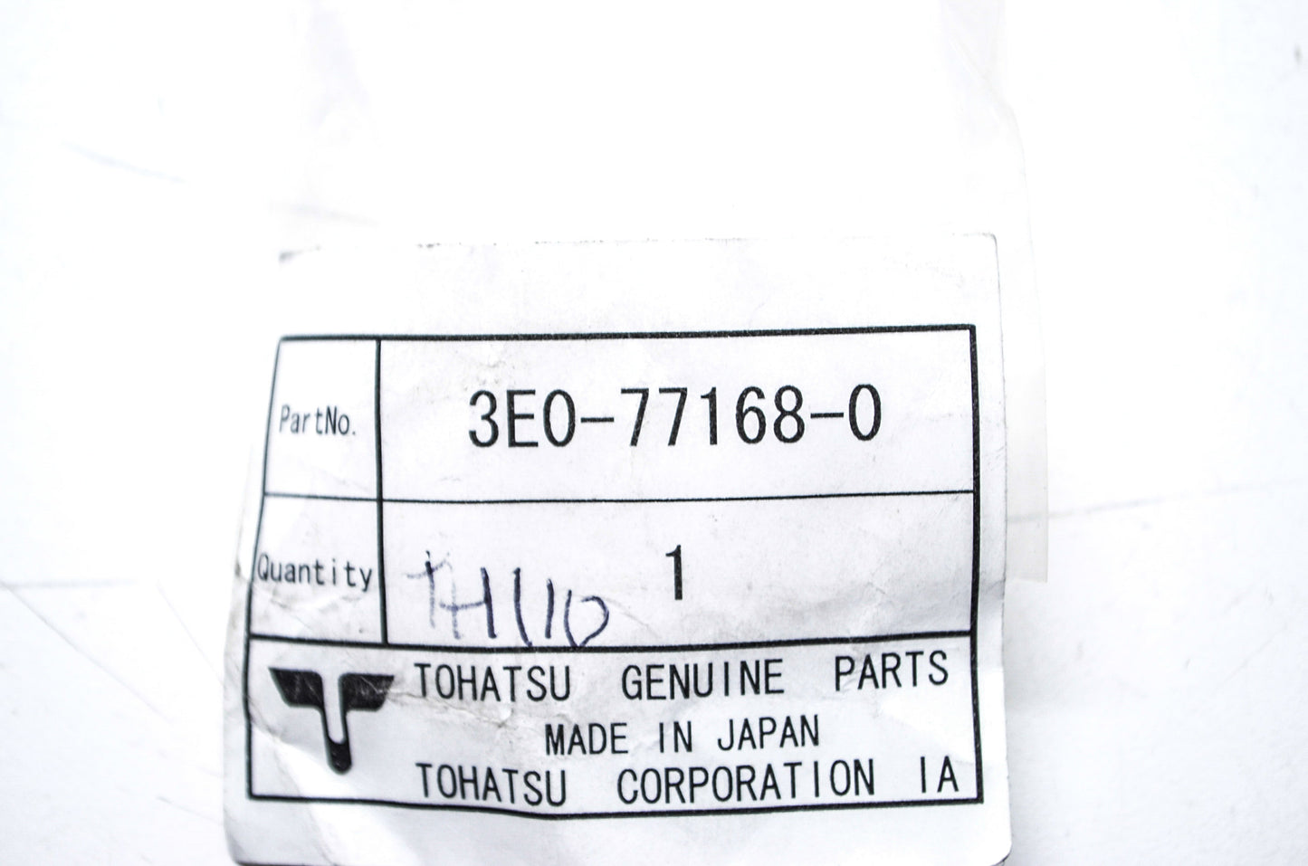 OEM Tohatsu 3E0-77168-0 Cap NOS