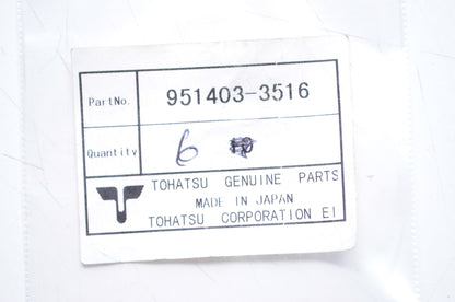 New OEM Tohatsu 3.5-16 Pins QTY 6  NOS