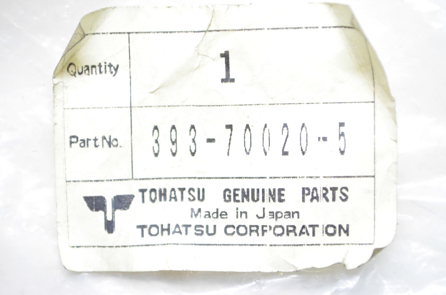 New OEM Tohatsu Fuel Tank Cap NOS