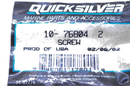 New OEM Mercury Screw QTY 2 NOS
