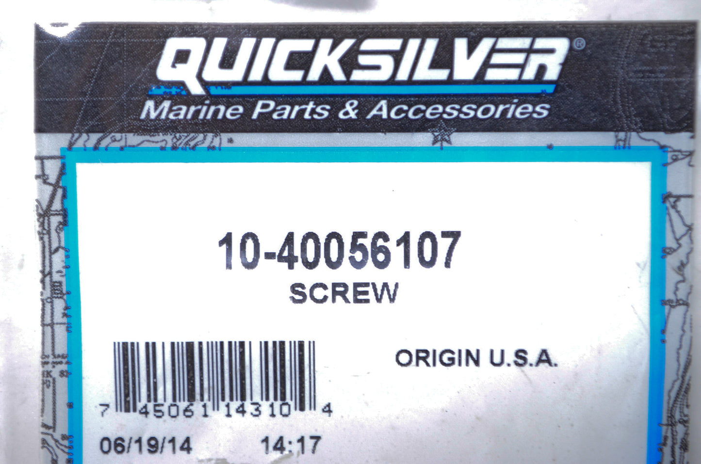 OEM Mercury 10-40056107 Screw Qty 2 NOS