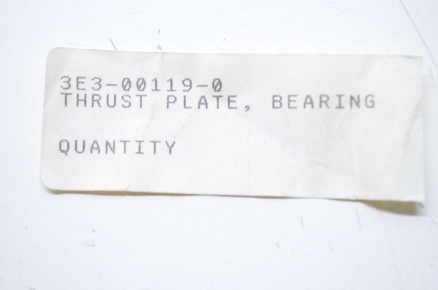 New OEM Tohatsu Thrust Plate Bearing NOS